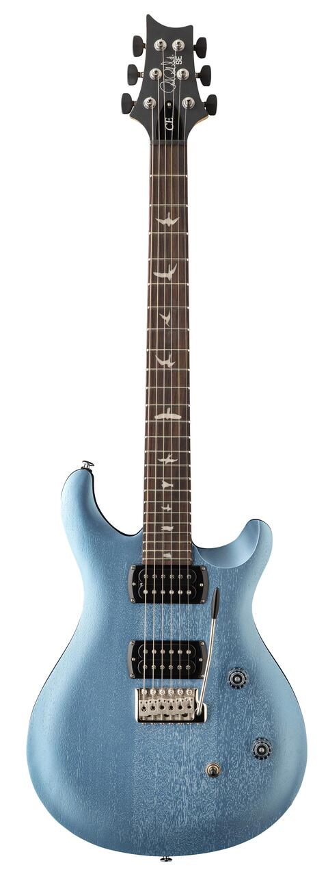 PRS SE CE24 Standard Satin Electric Guitar in Ice Blue Metallic